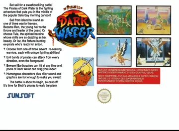 Pirates of Dark Water, The (Europe) box cover back